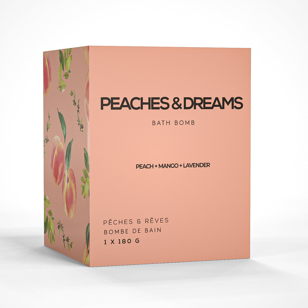 peach bath bomb Canada